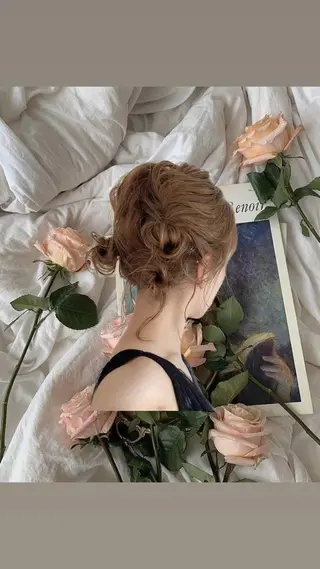 ミディアム カラー ヘアアレンジ funo. ／透明感カラーのヘアスタイル