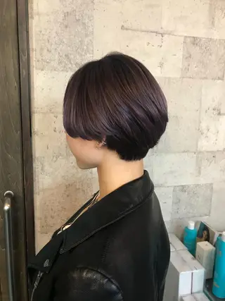 ショート カラー インナーカラー/天神 ブリーチ/吉田のヘアスタイル