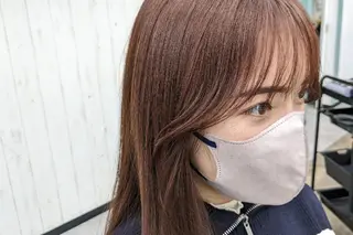 セミロング カラー ヘアアレンジ 🌼 AIKO🌼のヘアスタイル