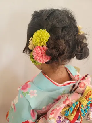 ミディアム キッズ ヘアアレンジ 鈴木 翠のヘアスタイル