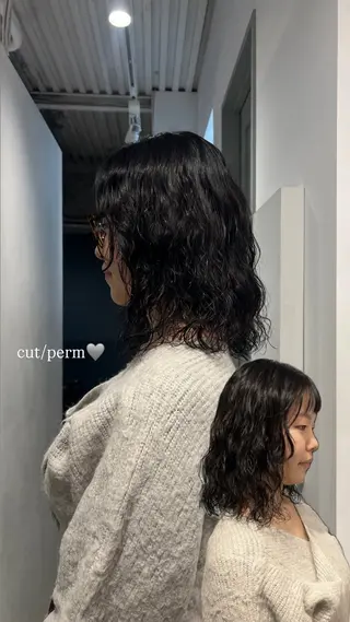 ミディアム パーマ ☆ HARUKA ☆のヘアスタイル
