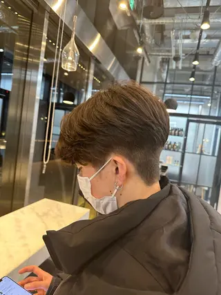 パーマ メンズ 韓国レイヤー✨ yasuko銀座のヘアスタイル