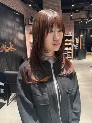 ロング miyu BOB/layerのヘアスタイル