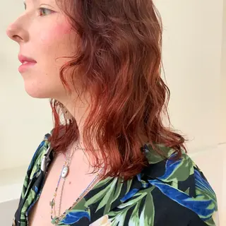 セミロング カラー 【韓国ヘア・ネイル】 HINATA🍒のネイルデザイン