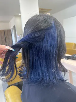 ミディアム 松本 菜那のヘアスタイル