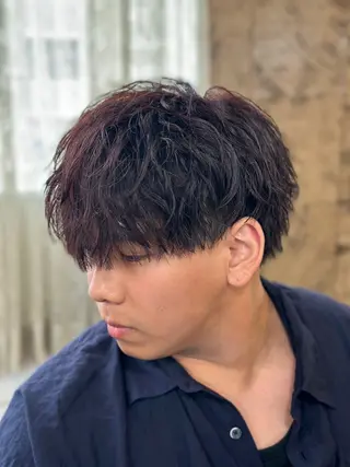 ショート パーマ メンズ メンズパーマ 宮本礼慈のヘアスタイル