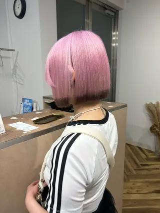 ミディアム カラー lani hair salon所属・SHOTO ハイトー ン/デザインカラーのヘアスタイル