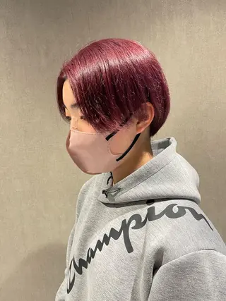 ショート カラー MIRIM栄所属・透明感カラー/艶髪/ エクステ/HIROのヘアスタイル