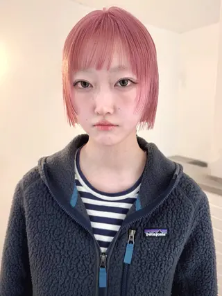 ショート カラー デザイン/レイヤー Kaito🐩/栄のヘアスタイル