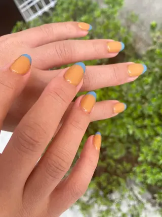 ロング カラー ヘアアレンジ キッズ ネイル マツエク・マツパ 福田 加奈のネイルデザイン