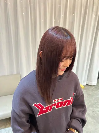 カラー 透明感/艶髪/ 石山浩二のヘアスタイル