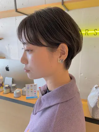 ショート カラー Fuuu《フゥ》所属・シノザキ シンゴのヘアスタイル