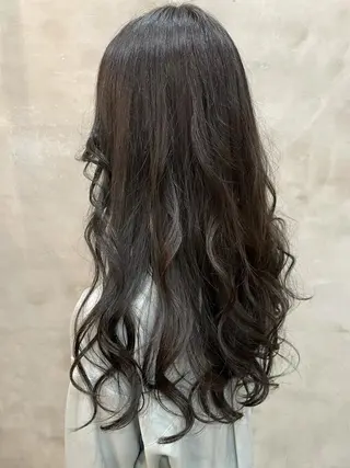 ロング カラー 【ピンク/韓国ヘア/ ヘアセット】亜海のヘアスタイル