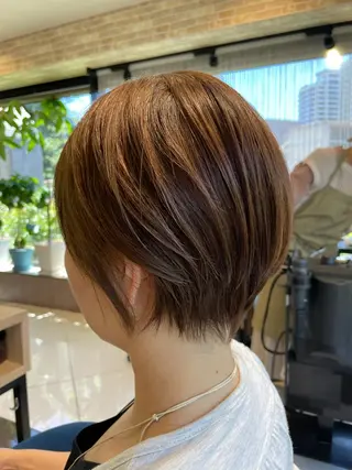 ショート end roll/ 白楽美容室/ユウタのヘアスタイル
