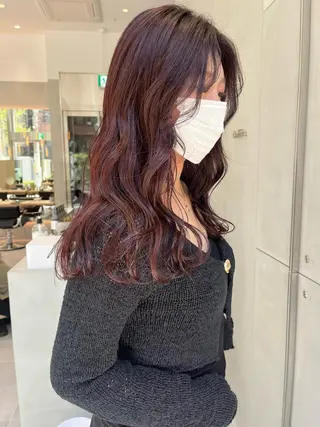 ロング カラー minami🪷 暖色カラーのヘアスタイル