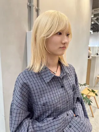 ミディアム カラー FILMS所属・-さたけ たつき-のヘアスタイル