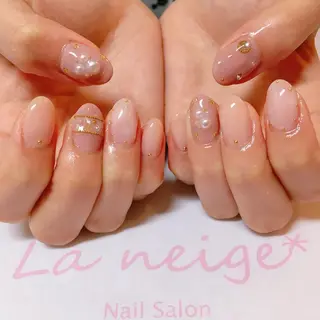 ネイル La neige* yuki 🥯🍑のネイルデザイン