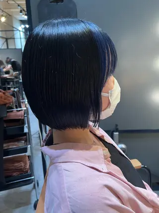 ショート カラー 髪質改善ストレート Kantaのヘアスタイル