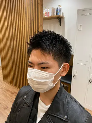 ショート メンズ GO TODAY SHAIRE SALON所属・癖毛&ダメージ改善 カット/soyaのヘアスタイル