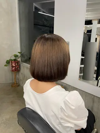 ショート Hair salon BOB所属・🎀︎maho/暖色 /レイヤーカット‎のヘアスタイル