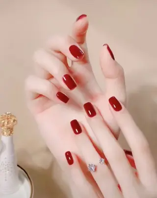 ネイル フィルイン、長さ出し 深爪矯正のネイルデザイン