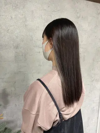 ロング カラー 唐澤 千尋のヘアスタイル