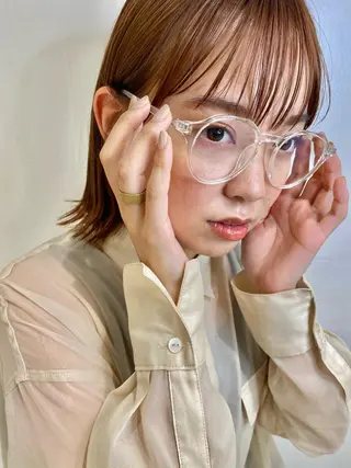 ミディアム カラー ヒラノホナミ 🫧髪質改善🫧のヘアスタイル