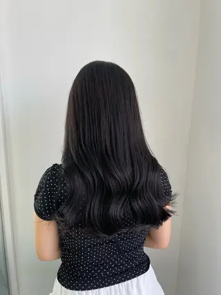 ロング カラー 愛莉/ラベンダー/ ベージュ/ブラウンのヘアスタイル