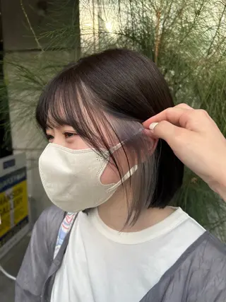 ショート カラー 冬っぽカラー/ マツエク/ゆきなのマツエク・マツパデザイン