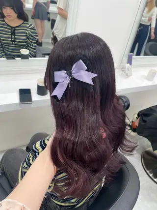 セミロング 💗トレンドモテヘア Natsumi 💗のヘアスタイル