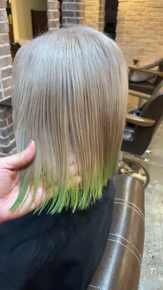 ミディアム カラー ACROあべの店所属・艶カラー/インナー /グラデ/大西小百合のヘアスタイル