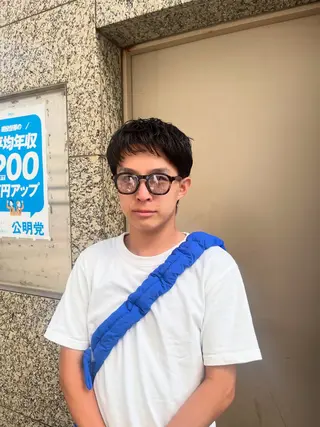 ショート カラー パーマ メンズ ボブカット/ えのもとりきのヘアスタイル