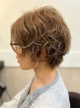 ショート パーマ トータルビューティー K:R鶴川のヘアスタイル