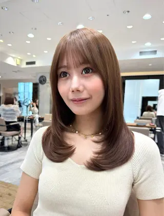 ロング カラー 必ず似合わせます/ レイヤー/石戸谷海斗のヘアスタイル