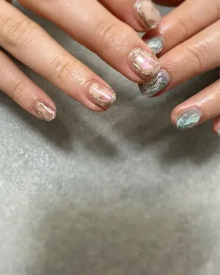 ネイル kiii.__ ✴︎*のネイルデザイン