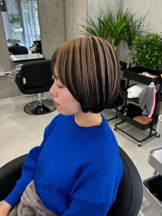 ショート 韓国レイヤー🇰🇷 ReLien西大寺店のヘアスタイル