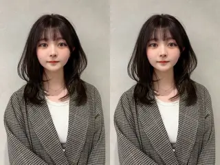 セミロング 谷川が作る熊本1🥇 レイヤーカットのヘアスタイル