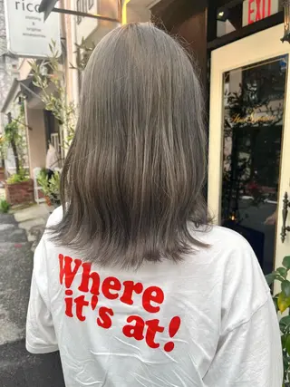 ミディアム カラー SALOWIN神戸三宮店所属・【美髪を叶える】中谷 彰宏（アキ)のヘアスタイル