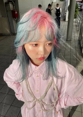 カラー llwy所属・名古屋デザイン SOLAのヘアスタイル