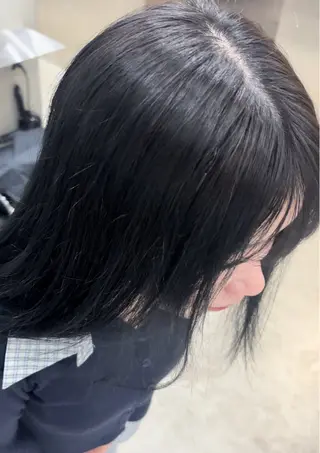 セミロング カラー メンズサロンfifth天神大名所属・川原 晴のヘアスタイル