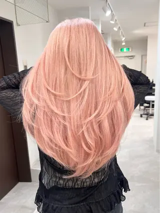 ロング カラー Via officialのヘアスタイル