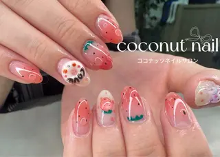 ネイル 神田 ココナッツのネイルデザイン