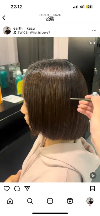 ショート 武田 一馬のヘアスタイル