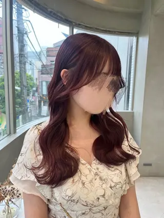 ロング カラー ayaka♡ 柔らかカラーのヘアスタイル