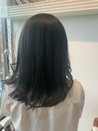 ミディアム カラー ヘアアレンジ 金子 廉のヘアスタイル