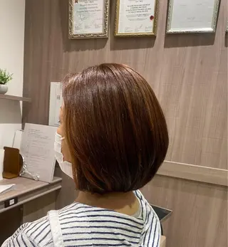 ショート カラー Ash 銀座店所属・骨格補正カット /マンツーマン/のヘアスタイル