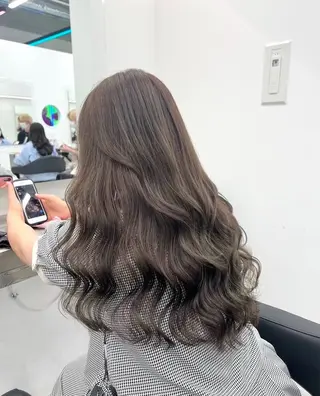ロング カラー 🤍透明感推しカラー 🤍yui‪💞✨のヘアスタイル