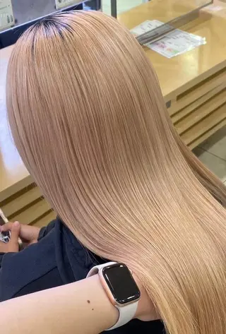 ロング カラー Ricca所属・Hina🧵/恵比寿 中目黒/透明感カラーのヘアスタイル