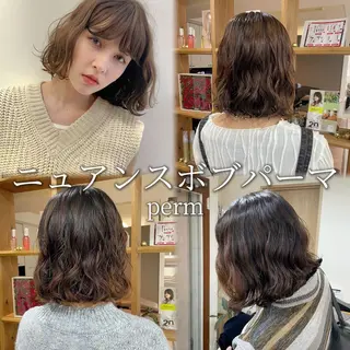 ショート パーマ 韓国風パーマ/ヘア セット/店長みづきのヘアスタイル
