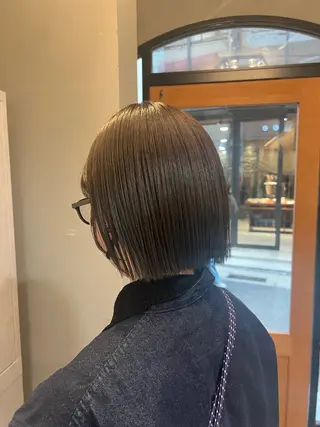 ショート カラー 神戸ボブ✂️ ioe三宮/田 伸佳のヘアスタイル